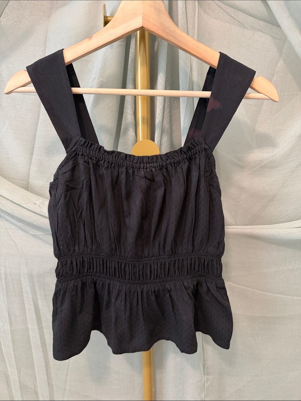 PAIGE Black Laureth Sleeveless Top - please see notes in description